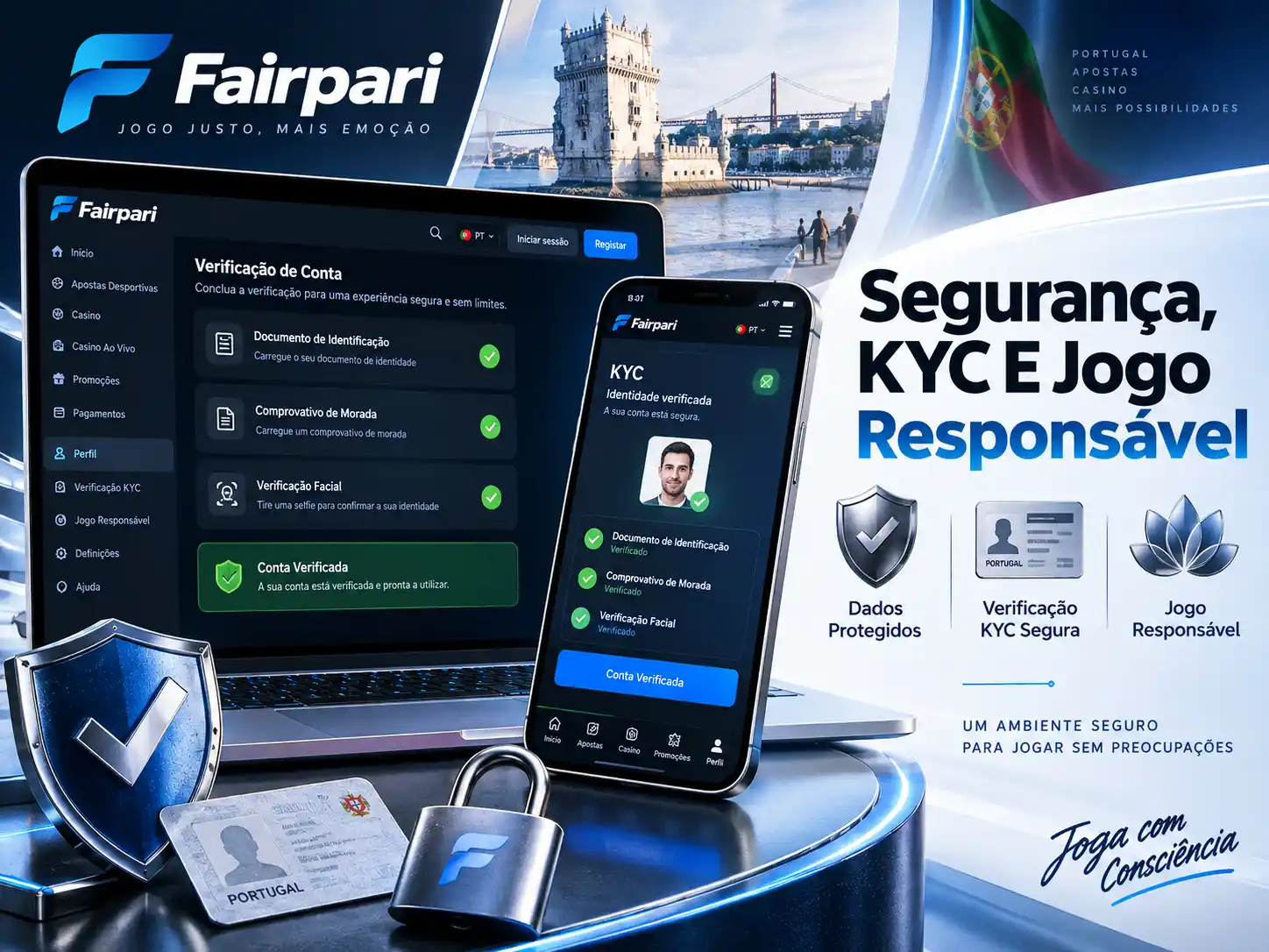 Segurança, KYC E Jogo Responsável